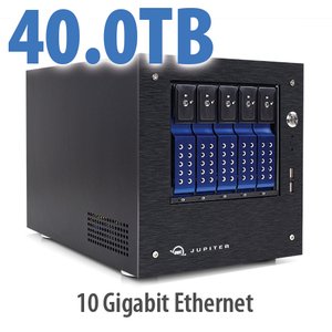 40.0TB OWC Jupiter mini 5-Drive Desktop Network Attached Storage (NAS) Solution