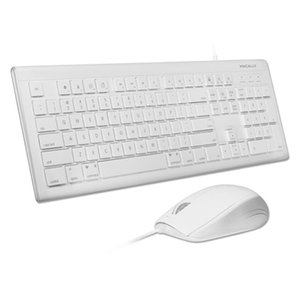 Macally 104 key full-size USB keyboard and mouse combo.