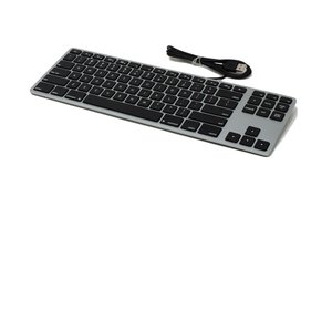 Matias Wired Aluminum Tenkeyless Keyboard - Space Gray