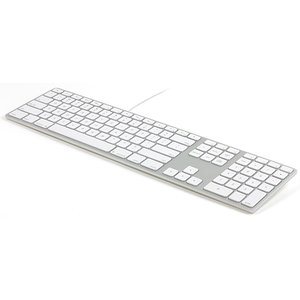Matias Extended Aluminum Wired Keyboard - Silver