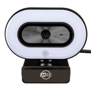 MEE audio CL8A 1080p HD Live Webcam with Mic and LED Ring Light