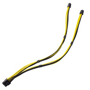 PCI Express Dual 6-Pin to 8-Pin Power Adapter Cable