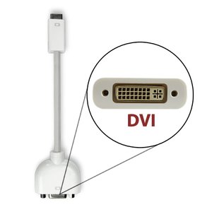 8-inch NewerTech Mini DVI to DVI Video Adapter