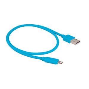 0.5 Meter (20") NewerTech Premium Quality Lightning to USB Cable - Blue