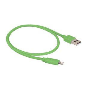 0.5 Meter (20") NewerTech Premium Quality Lightning to USB Cable - Green