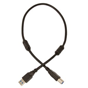 0.6 Meter (24") NewerTech USB-A to USB-B Premium Quality Cable - Black