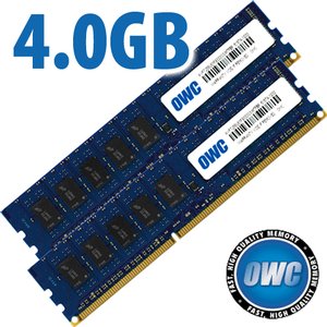 4.0GB (2 x 2GB) OWC PC3-10600 DDR3 ECC 1333MHz 240-Pin DIMM Memory Upgrade Kit