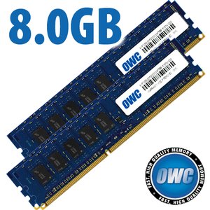 8.0GB (4 x 2GB) OWC PC3-10600 DDR3 ECC 1333MHz 240-Pin DIMM Memory Upgrade Kit