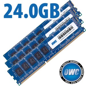 24.0GB (3 x 8GB) OWC PC3-10600 DDR3 ECC 1333MHz 240-Pin DIMM Memory Upgrade Kit