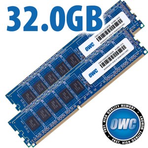 32.0GB (4 x 8GB) OWC PC3-10600 DDR3 ECC 1333MHz 240-Pin DIMM Memory Upgrade Kit