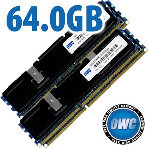 64.0GB (4 x 16GB) OWC PC3-10600 DDR3 ECC-R 1333MHz 240-Pin DIMM Memory Upgrade Kit