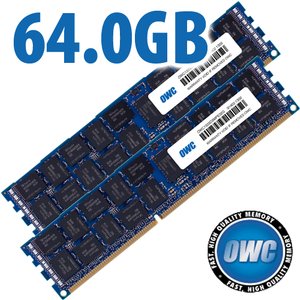 64.0GB Mac Pro Late 2013 Memory Matched Set (2x 32GB) PC3-10600 1333MHz DDR3 ECC-R SDRAM Modules