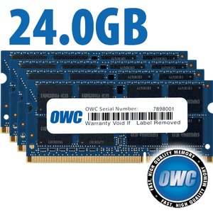 24.0GB (2 x 8GB + 2 x 4GB) PC3-10600 DDR3 1333MHz SO-DIMM 204 Pin CL9 SO-DIMM Memory Upgrade Kit