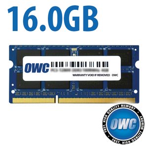 *Retail Single Pack with UPC* 16.0GB OWC PC3-14900 DDR3 1867MHz CL11 204-Pin SO-DIMM Memory Module