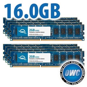 16.0GB (8 x 2GB) OWC 1333MHz DDR3 PC3-10600 240-Pin DIMM Memory Upgrade Kit for PC