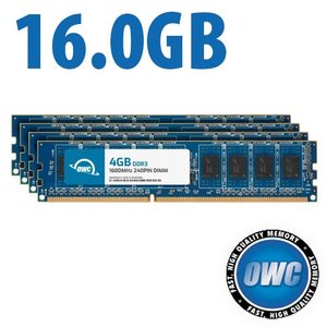 16.0GB (4 x 4GB) OWC 1600MHz DDR3L PC3L-12800 240-Pin DIMM Memory Upgrade Kit for PC