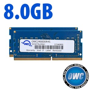 8.0GB (2 x 4GB) 2400MHz DDR4 PC4-19200 SO-DIMM 260 Pin CL17 Memory Upgrade Kit