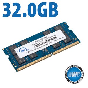 (*) 32.0GB 2400MHz DDR4 PC4-19200 SO-DIMM 260 Pin CL17 Memory Module