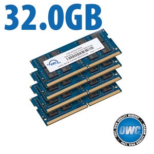 32.0GB (4 x 8GB) OWC 2666MHz DDR4 PC4-21300 260-Pin SO-DIMM Memory Upgrade Kit