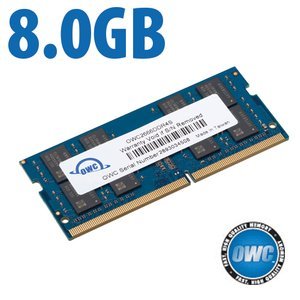 (*) 8.0GB OWC 2666MHz DDR4 PC4-21300 260-Pin SO-DIMM Memory Upgrade