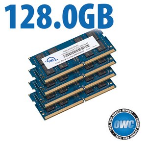 128.0GB (4 x 32GB) OWC 2666MHz DDR4 PC4-21300 260-Pin SO-DIMM Memory Upgrade Kit