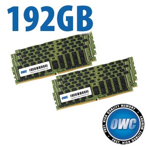 192.0GB (12 x 16GB) OWC 2666MHz DDR4 PC4-21300 ECC 288-Pin RDIMM Memory Upgrade Kit