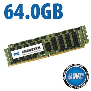 64.0GB (2 x 32GB) OWC 2666MHz DDR4 PC4-21300 ECC 288-Pin RDIMM Memory Upgrade Kit