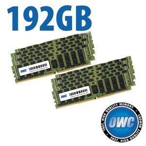 192.0GB (12 x 16GB) OWC PC23400 DDR4 ECC 2933MHz 288-Pin RDIMM Memory Upgrade Kit