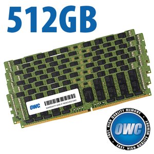512GB (8x 64GB) OWC Brand PC23400 DDR4 ECC 2933MHz 288-pin RDIMM memory upgrade kit