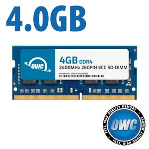 4.0GB OWC 2400MHz DDR4 PC4-19200 260-Pin ECC SO-DIMM Memory Module for PC