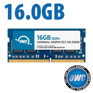 16.0GB OWC 2400MHz DDR4 PC4-19200 260-Pin ECC SO-DIMM Memory Module for PC