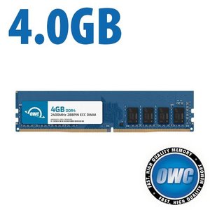 4.0GB OWC 2400MHz DDR4 PC4-19200 288-Pin ECC DIMM Memory Module for PC