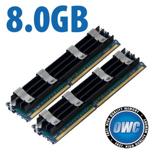 8.0GB Mac Pro Memory Matched Set (2x 4GB) PC5300 DDR2 ECC 667MHz 240 Pin FB-DIMM Modules