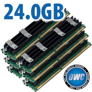 24.0GB Mac Pro Memory Matched Set (6x 4GB) PC5300 DDR2 ECC 667MHz 240 Pin FB-DIMM Modules