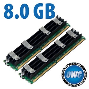 8.0GB (2x 4GB) OWC PC6400 DDR2 ECC 800MHz 240-Pin FB-DIMM Memory Upgrade Kit for Mac Pro (2008) *Apple Qualified*