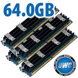 64.0GB (8 x 8GB) OWC PC6400 DDR2 ECC 800MHz 240-Pin FB-DIMM Memory Upgrade Kit for Mac Pro (2008) *Apple Qualified*