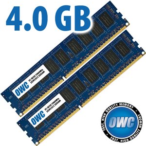 4.0GB (2 x 2GB) OWC PC8500 DDR3 1066MHz ECC DIMM Memory Upgrade Kit