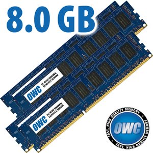 8.0GB (4 x 2GB) OWC PC8500 DDR3 1066MHz ECC DIMM Memory Upgrade Kit