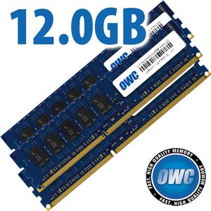 12.0GB (3 x 4GB) OWC PC8500 DDR3 ECC Registered 1066 MHz 240-Pin DIMM Memory Upgrade Kit