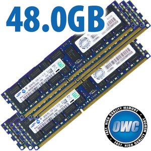48.0GB Mac Pro / Xserve 2009 Memory Matched Set (6x 8GB) PC-8500 1066MHz DDR3 ECC-R SDRAM Modules