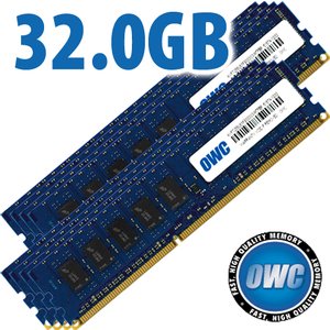 32.0GB (8 x 4GB) OWC PC8500 DDR3 1066MHz ECC DIMM Memory Upgrade Kit