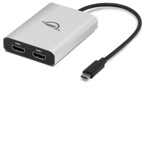 (*) OWC USB-C Dual HDMI 4K Display Adapter with DisplayLink