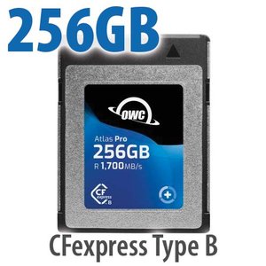 (*) 256GB OWC Atlas Pro CFexpress 2.0 Type B Memory Card