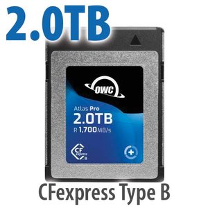 2.0TB OWC Atlas Pro High Performance CFexpress Type B Memory Card