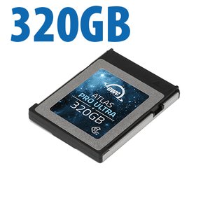 (*) 320GB OWC Atlas Pro Ultra High-Performance CFexpress Type B Memory Card