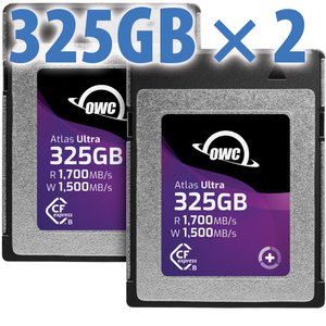 325GB OWC Atlas Ultra CFexpress 2.0 Type B Memory Card (2-Pack)