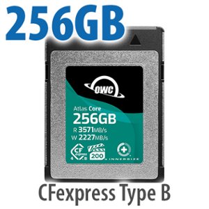 256GB OWC Atlas Core CFexpress 4.0 Type B Memory Card