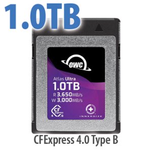 1.0TB OWC Atlas Ultra CFexpress 4.0 Type B Memory Card