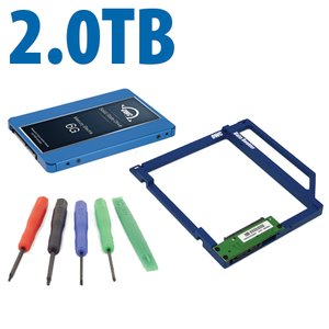 DIY Kit: Data Doubler + 2.0TB OWC Mercury Electra 6G SSD Drive Bundle + 5 Piece Toolkit.
