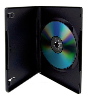1 Black Single Disc Case for CD/DVD Media - Package your DVD and CD projects like the studios do!